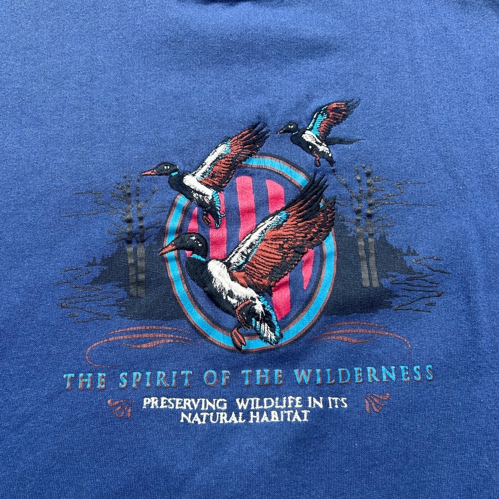 Vintage 90s Northwest‎ Territory The Spirit Of The Wilderness Sweatshirt Mens XL